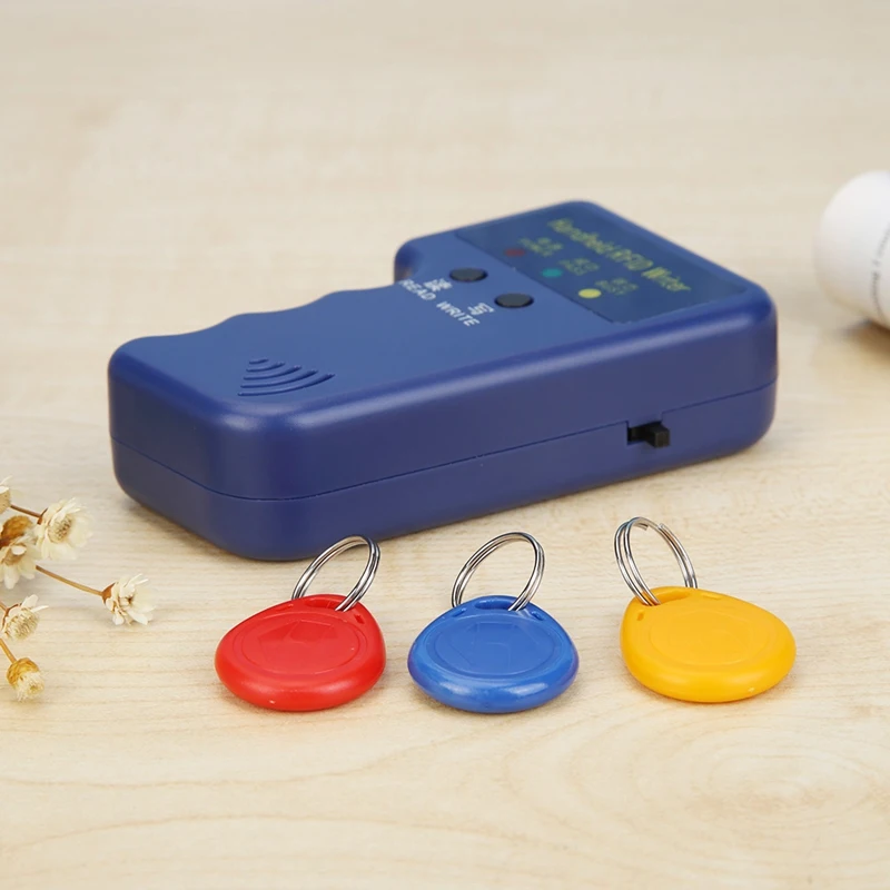 Ручной 125 кГц копировальный Копир Писатель программист считыватель + ключи карты