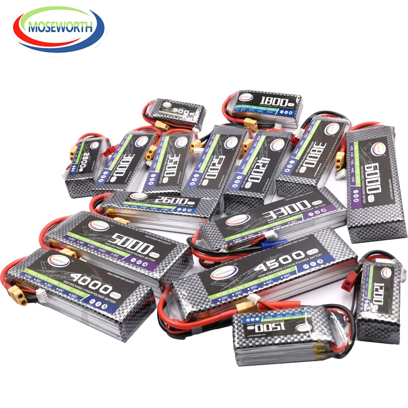 Литий полимерный аккумулятор для радиоуправляемого самолета 7 4 В 2S 1100 1800 2600 3500 4500