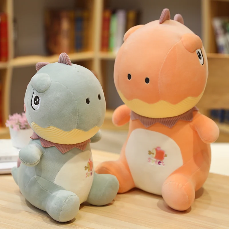 1 шт. яркая плюшевая игрушка динозавр пуховая хлопковая кукла тираннозавр рекс