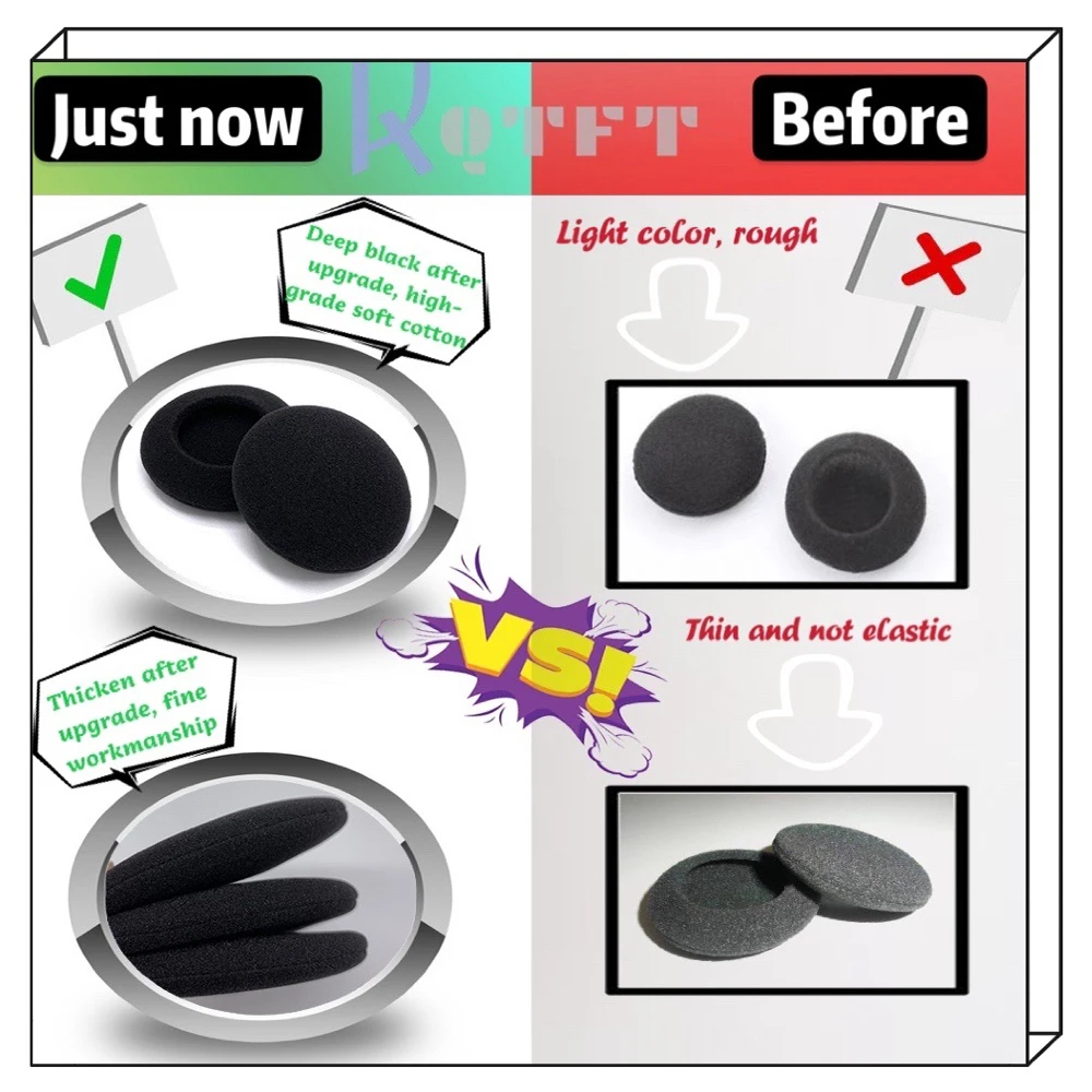 

Earpads Velvet Sponge for Sony DR-BT101 DRBT101 Headset cotton Earmuff Cover Cups Sleeve pillow Repair Parts