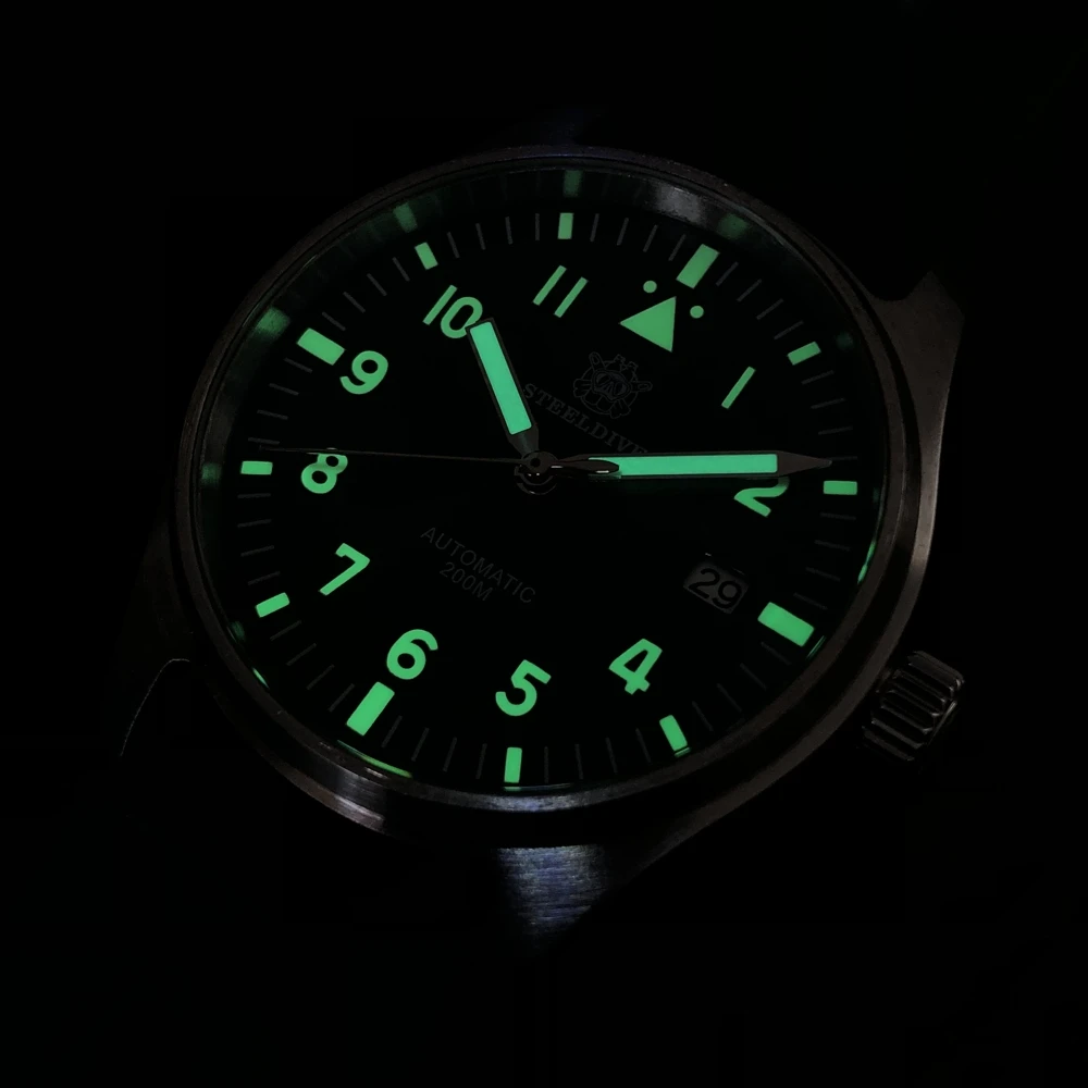 SD1940 Steeldive новый цвет зеленый циферблат из нержавеющей стали 316L сапфировое стекло