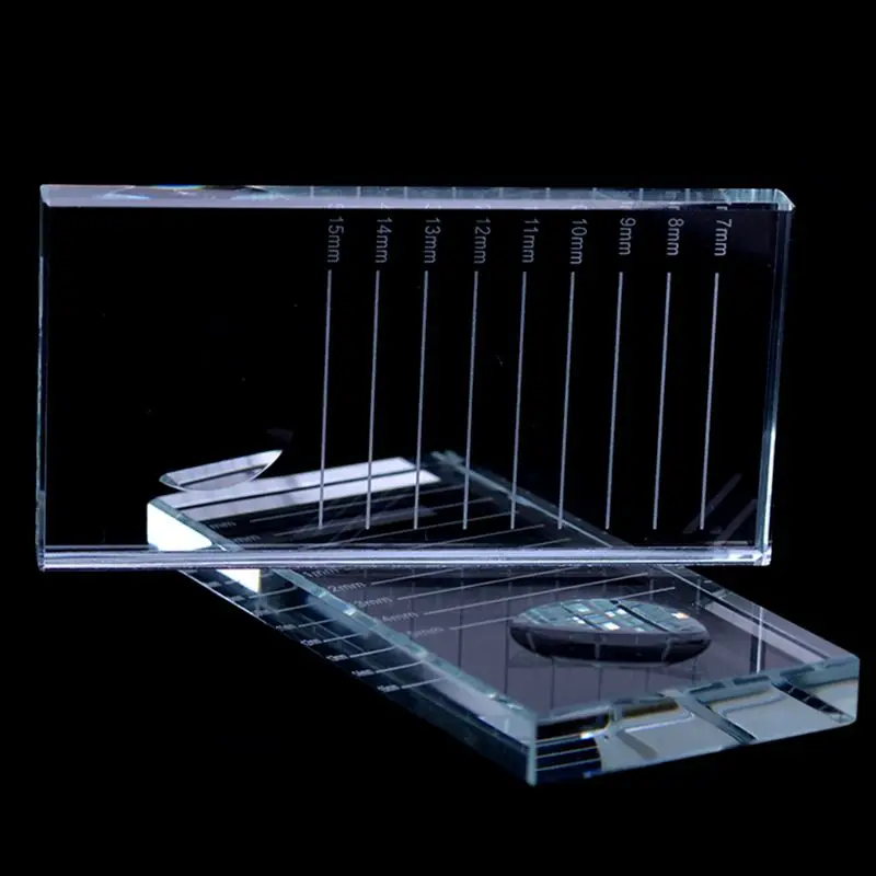 2 в 1 стеклянные накладные ресницы клей поддон подставка держатель для