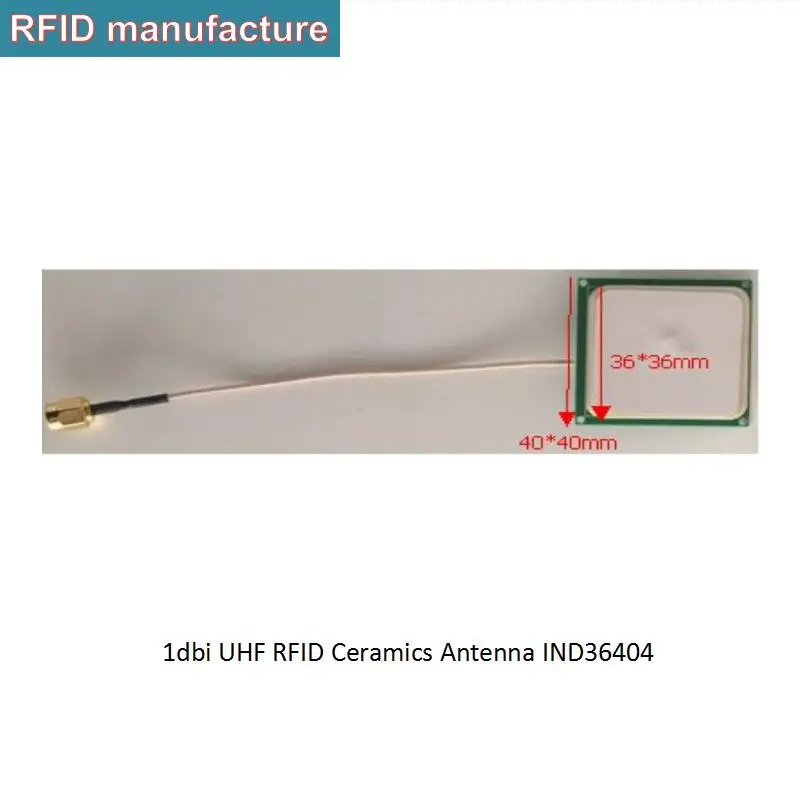 1dbi небольшой керамический антенна на rfid uhf работает с низким энергопотреблением