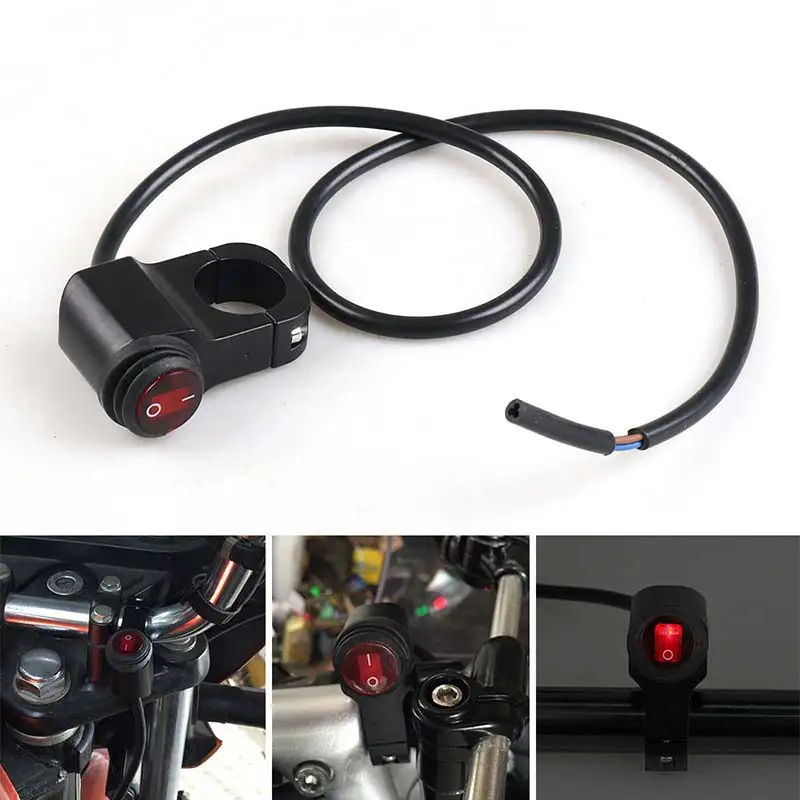 Кнопка управления на руль мотоцикла из алюминиевого сплава одиночный/двойной