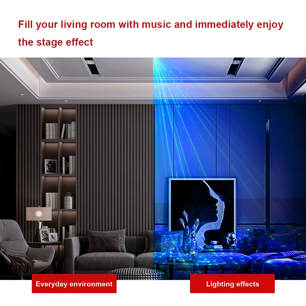 Лазерный прожектор с 8 отверстиями и 120 узорами RGB освесветильник для дискотеки