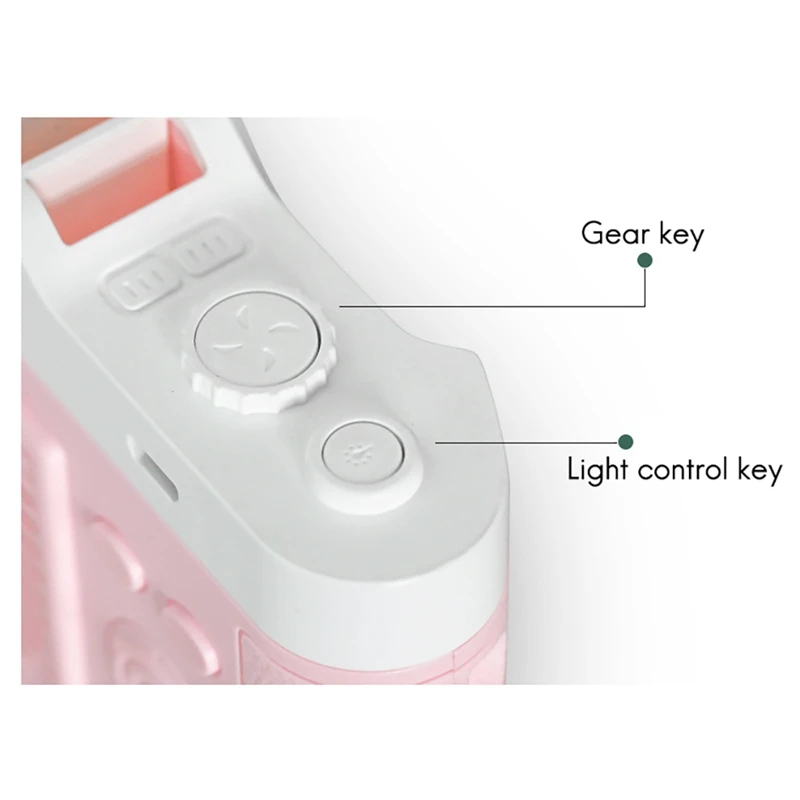 

Hanging Neck Fan Mini 1200MAh USB Rechargeable Outdoor Camera Fan