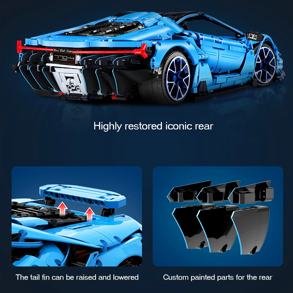 CADA кирпичи высокотехнологичный город Супер гоночный автомобиль строительные