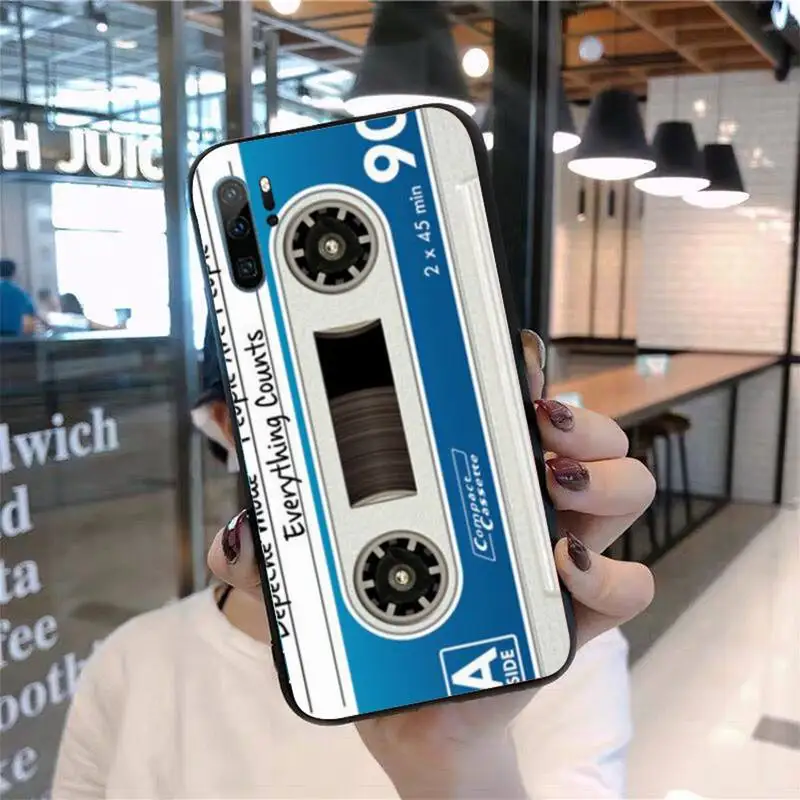 

Retro Classic cassette Phone Case For Huawei P20 P30 P40 lite Pro P Smart 2019