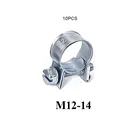 Мини-хомут 7-18 мм, 10 шт., хомут для топливной трубы, зажим для воздушного шланга автозапчасти