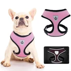 Ошейник и поводок для собак, Воздухопроницаемый Сетчатый шнур для прогулок с щенками, кошками