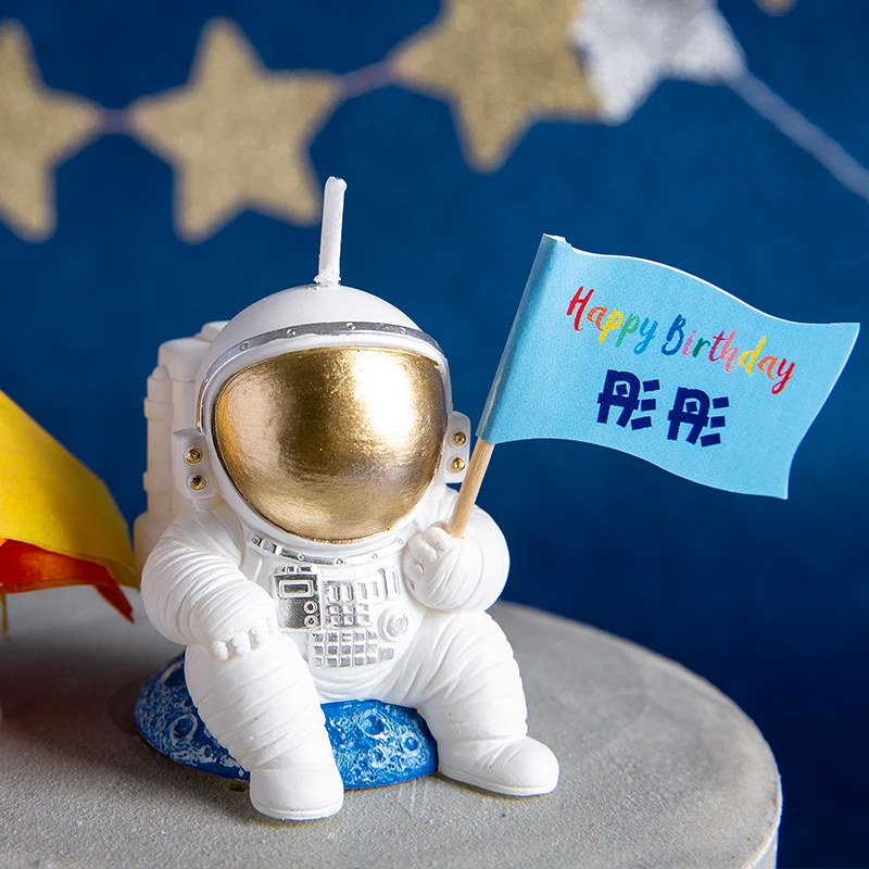 Украшение космонавта на заказ астронавт свеча день рождения планета ракета