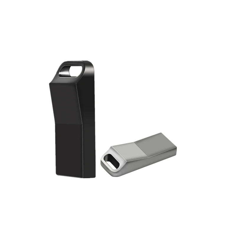 USB флеш накопитель из нержавеющей стали на 128 ГБ 16 32 64 usb флешка с брелоком|USB