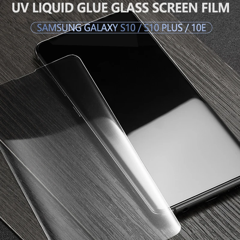 20D Защитная пленка для экрана из закаленного стекла для samsung Galaxy S10 Plus S10e UV жидкая пленка для экрана samsung S10 Plus