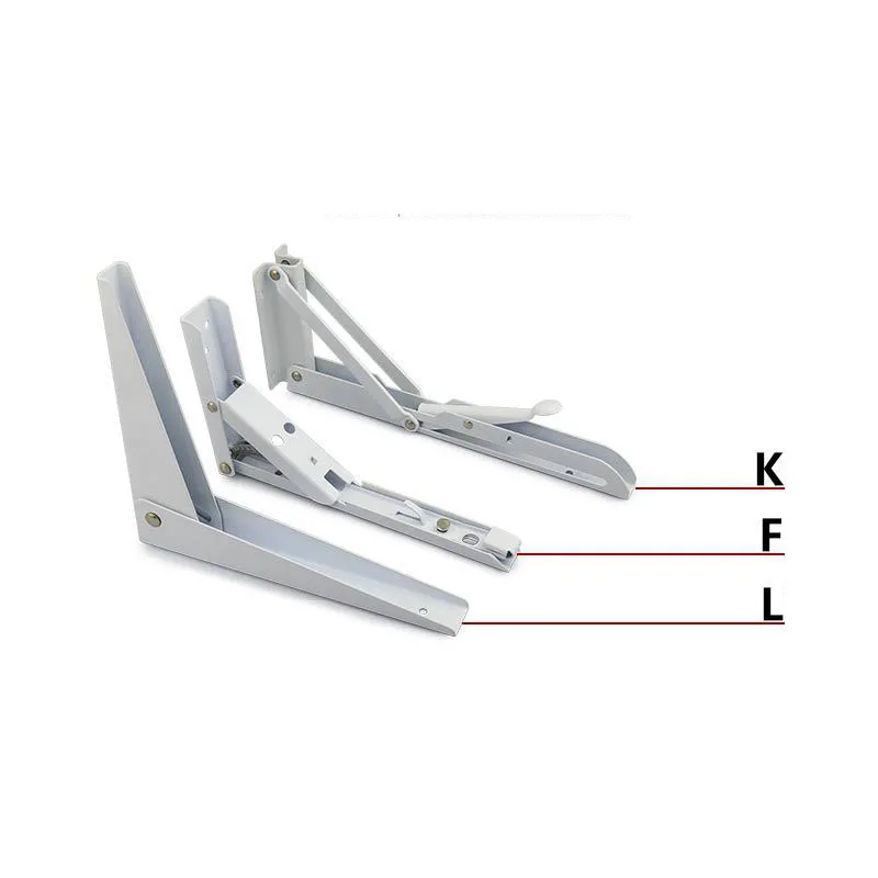 2 упаковки треугольный складной угловой кронштейн Регулируемый Настенный