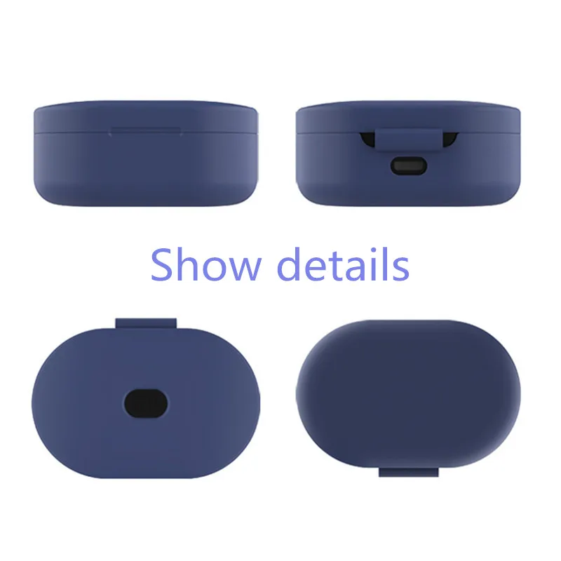 Силиконовый чехол для наушников Xiaomi MI Redmi AirDots защитный TWS Bluetooth беспроводная