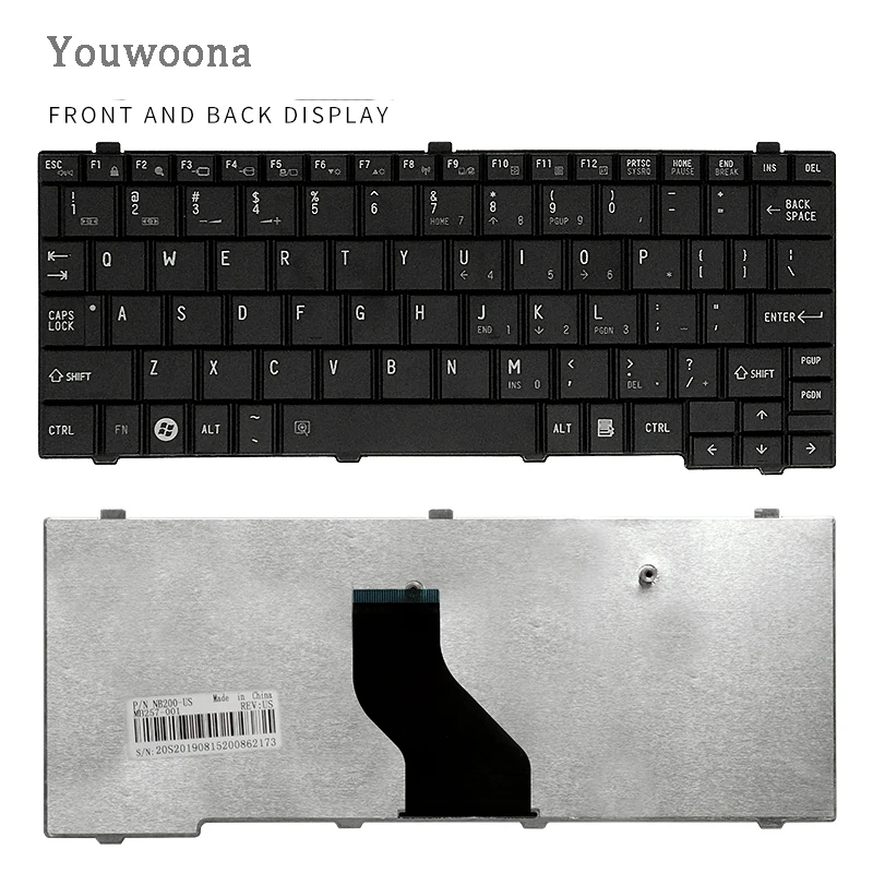 

New Laptop Keyboard For Toshiba NB200 NB305 NB255 NB550 NB205 NB202 NB201 NB300 NB500