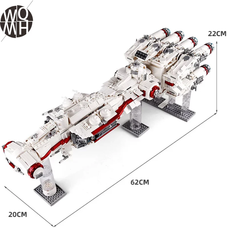 NEW 21003 Star MOC The Tantive IV Blockade Runner compatible Model Building Blcoks Bricks Toy Children Gift