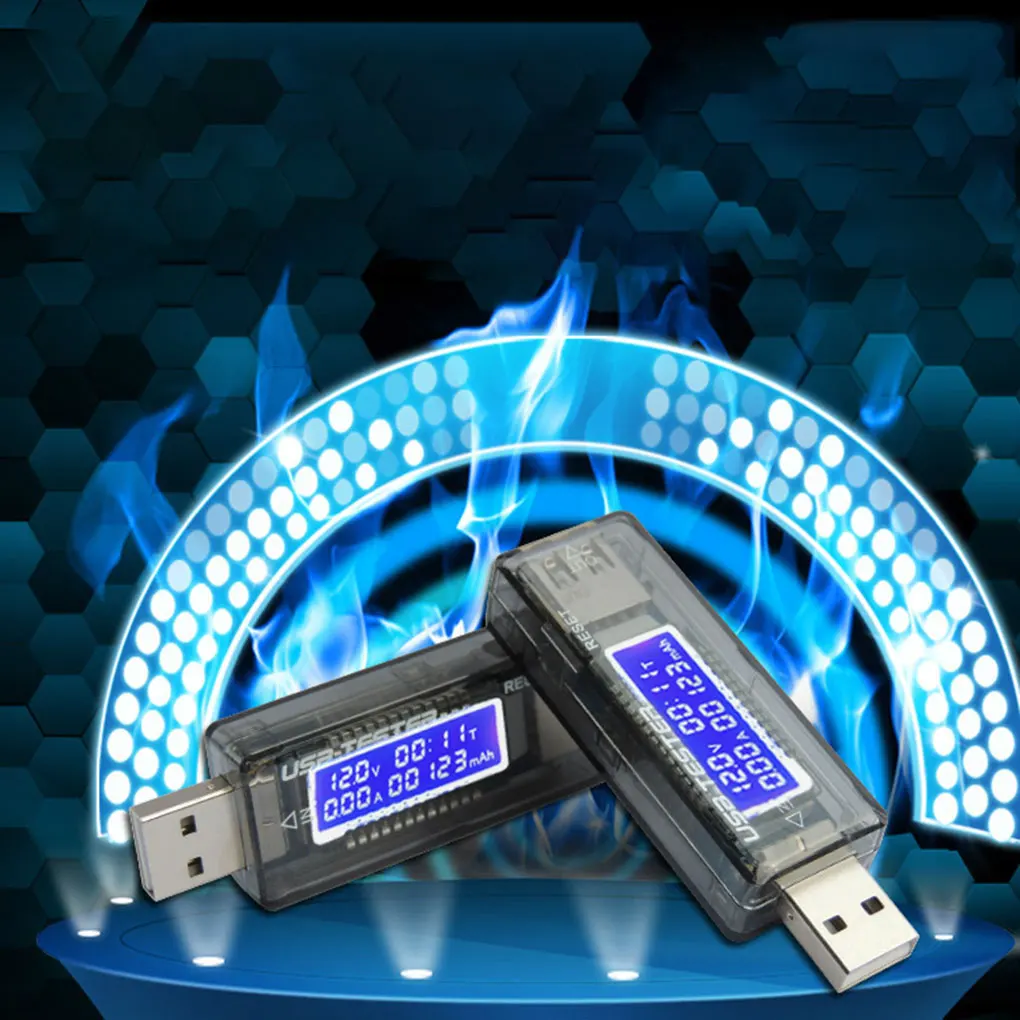 

USB-детектор для быстрой зарядки мобильный телефон, USB-тестер тока вольтметра, USB цифровой дисплей, амперметр