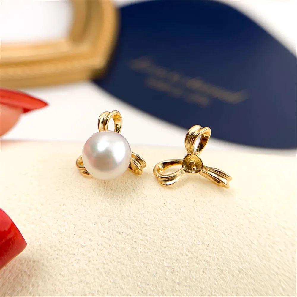 

925 Sterling Silver Plating Earrings Pearl Earrings Accessories Findings Earrings Jewelry Parts Fittings Mountings DIY Girl Gift