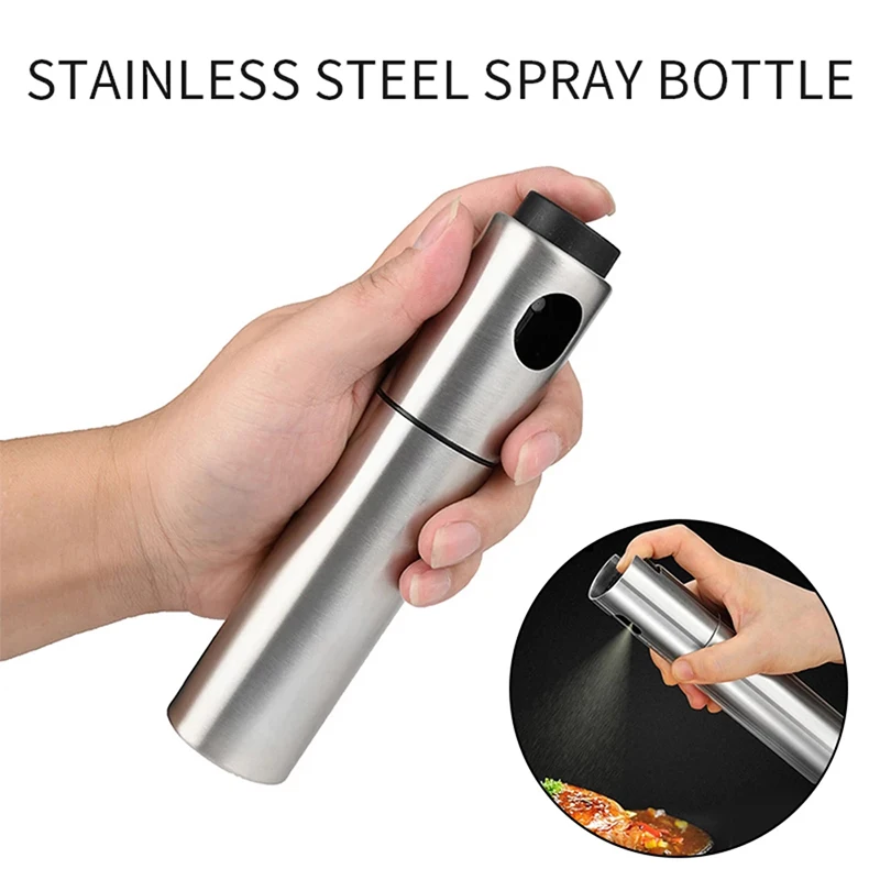

Stainless steel Oil Spray Empty Bottle Vinegar Bottle Olive Oil Dispenser For Salad BBQ Cooking Kitchen Tools