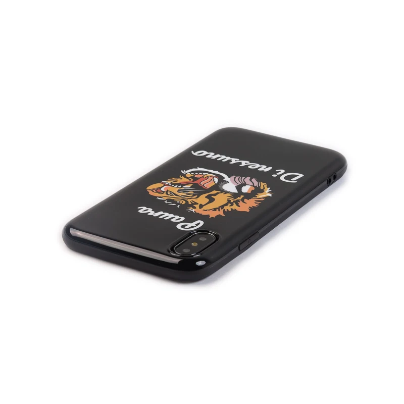 Франция модный ударопрочный черный силиконовый чехол для iPhone X XS XR Max 8 7 Plus 6 6S