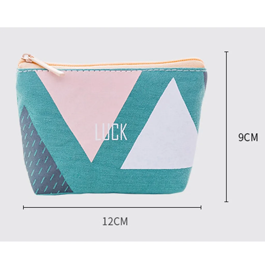 Модный кожаный брелок на молнии новый геометрический Кошелек для монет