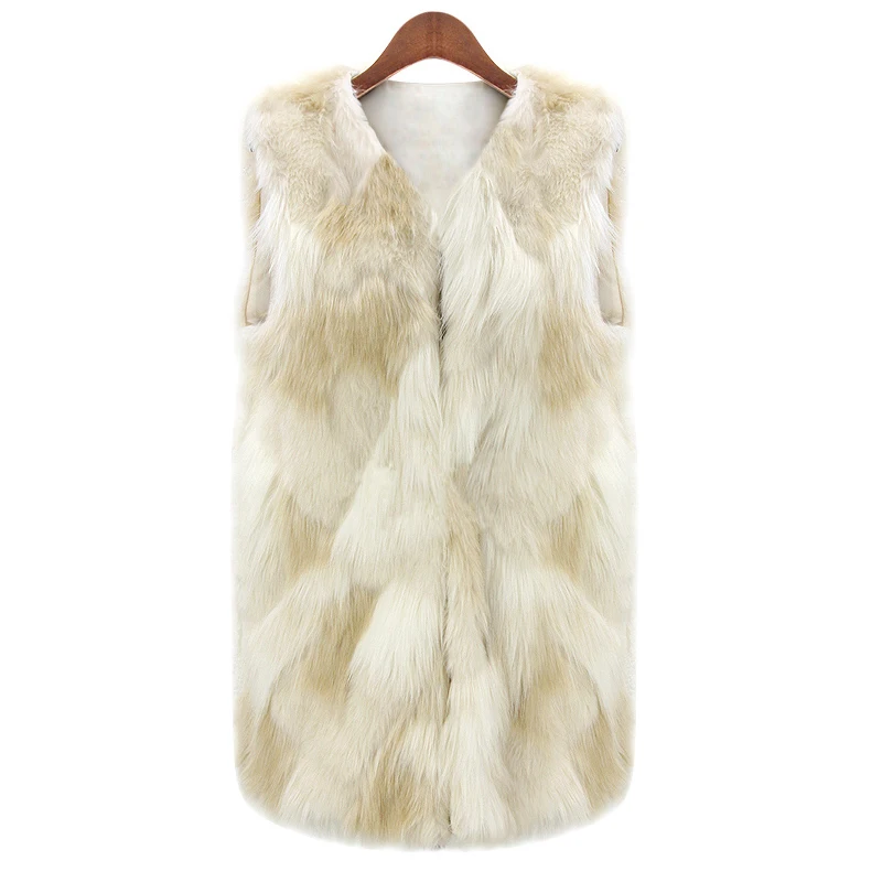 Без рукавов с вырезом в форме буквы V Новый роскошный мягкий высокого качества