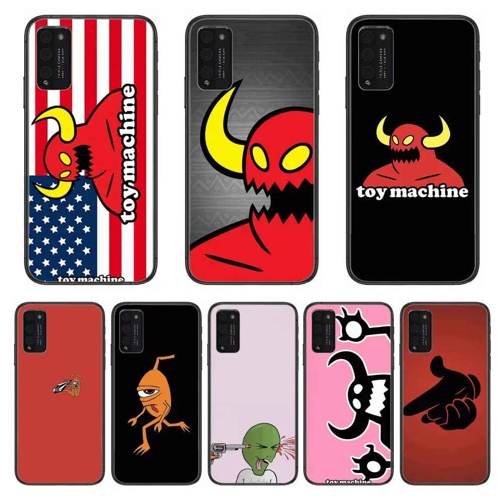 

Trendy skateboard case Clear Phone Case For Huawei Honor 10 20 30 9 X Pro Lite V 5G RU Black Etui Coque Hoesjes Comic Fashion