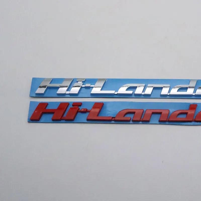 

For Highlander Hilander Emblem Rear Trunk Badge Logo Tailgate Nameplate Car Sticker