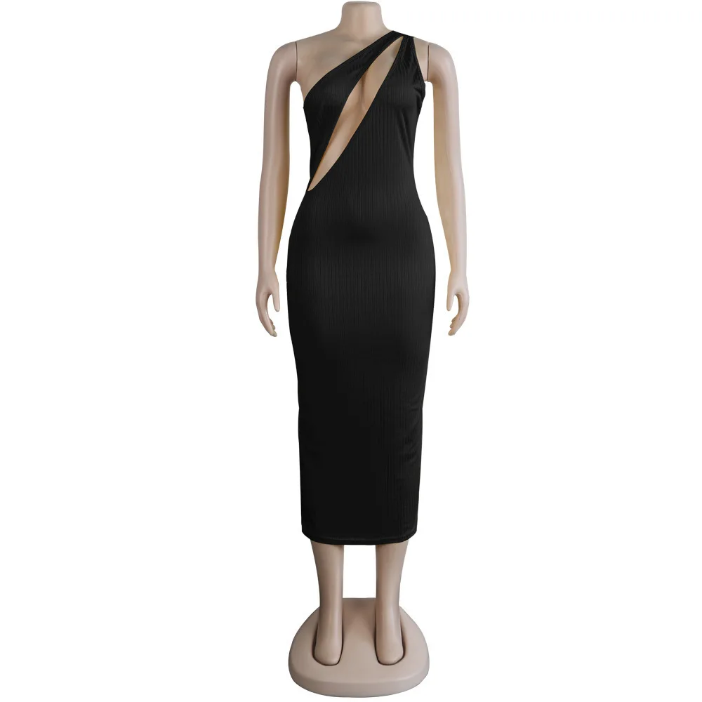 black Асимметричное Платье с вырезами, сексуальные неоновые рифленые сетчатые женские обтягивающие платья, Клубная одежда, Клубные облегающие вечерние платья с открытой спиной - Цвет: black