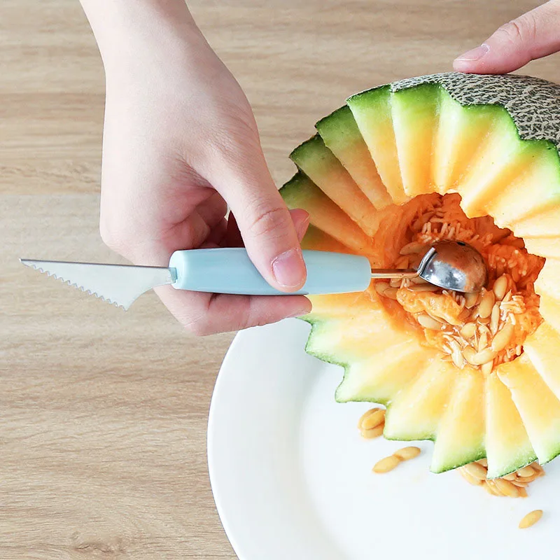 Скандинавские инструменты для резьбы ложки дыни арбуза мороженого ложка копания