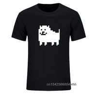 hot men casual game t shirts undertale annoying dog printed anime cotton casual tees customized size xs 3xl