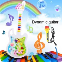baby guitar toy adorable music enlightenment reliable early learning multifunctional music light guitar toy baby supplies