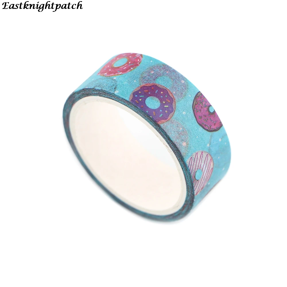 E2602 пончики Washi лента рукоделие изоляционная наклейки с милыми рисунками