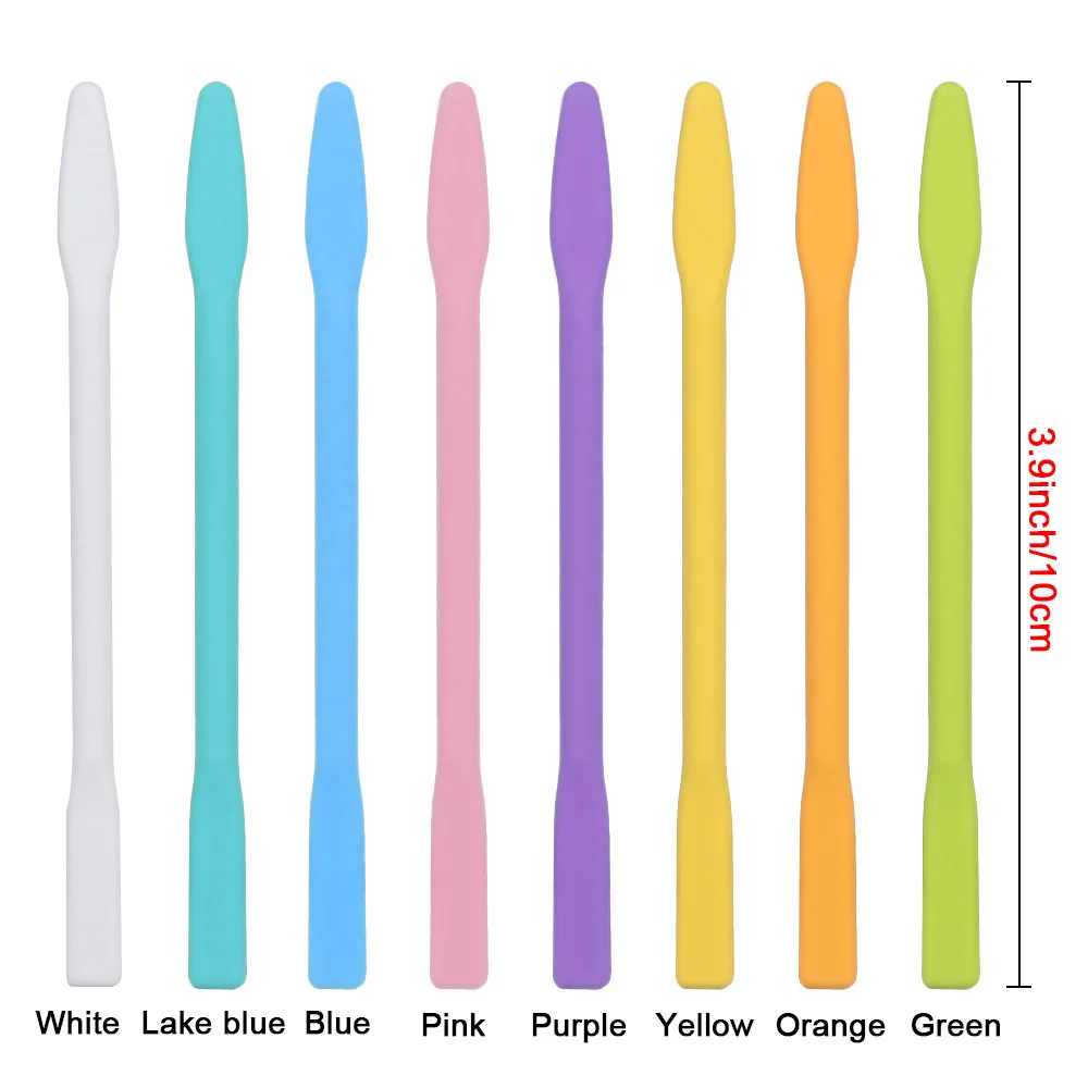 

Silicone Stir Stick Multi-purpose Portable Color Modulation DIY Makeup Tool Stirring Rods Solid Color Facial Mask Stirring Rods