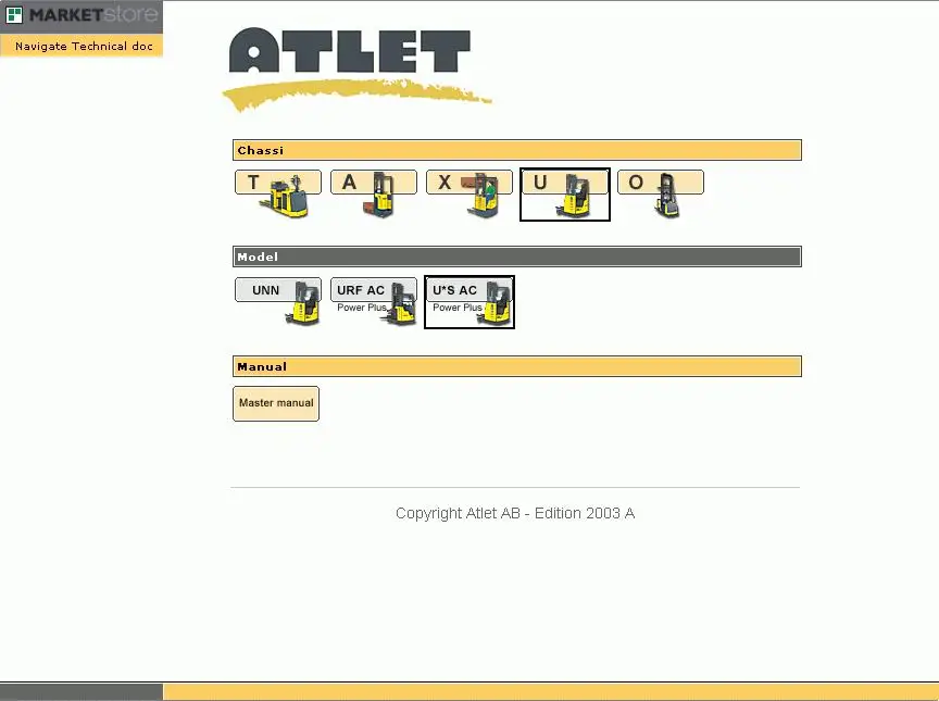 Atlet AB для вилочных погрузчиков|forklift| |