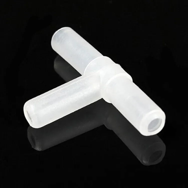 4mm Plastic T Shape Tee 3 Way Hose Joints Fish Tank Aquarium Air Pump Tubing Connectors Accessories Supplies | Дом и сад