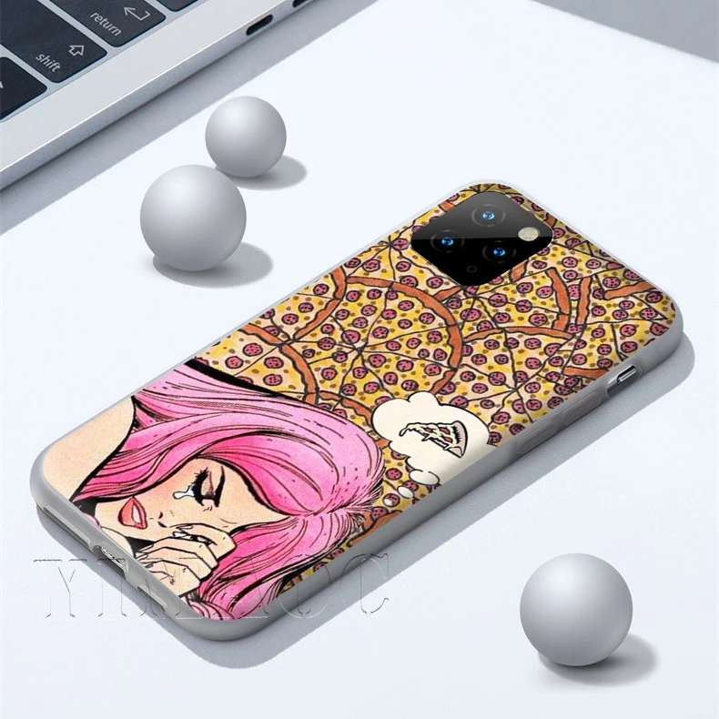 Чехол для телефона YIMAOC с изображением пиццы iPhone 11 Pro XS X XR Max 8 7 6 6S Plus SE 5S | Мобильные