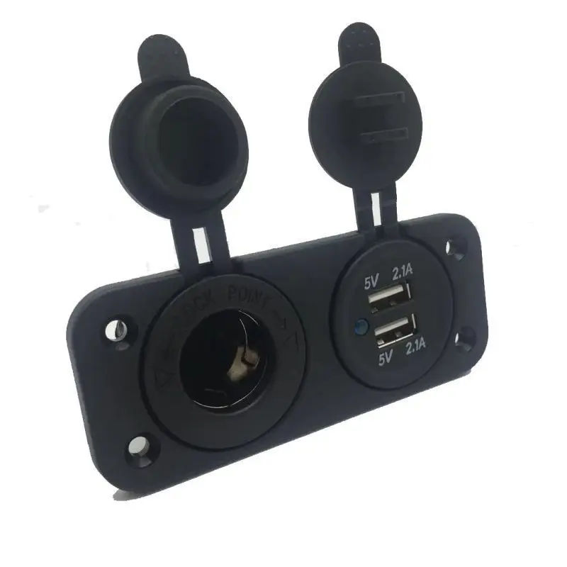 Двойная 4.2A USB розетка для автомобильного прикуривателя Разветвитель зарядное