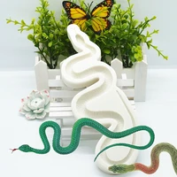 new snake shape silicone mold kitchen resin baking tool diy pastry cake fondant mould dessert chocolate lace decoration supplies