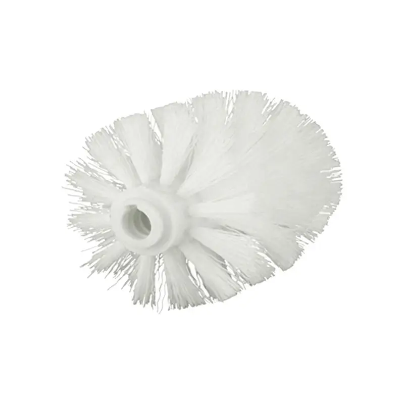 

Replacement Spare Bathroom Accessory Plain Plastic Toilet Cleaning Brushes Head Holders White (2x White Heads)