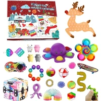christmas advent calendar toy 24 days christmas advent calendar pack kid countdown calendar xmas stress relief squeeze toys gift