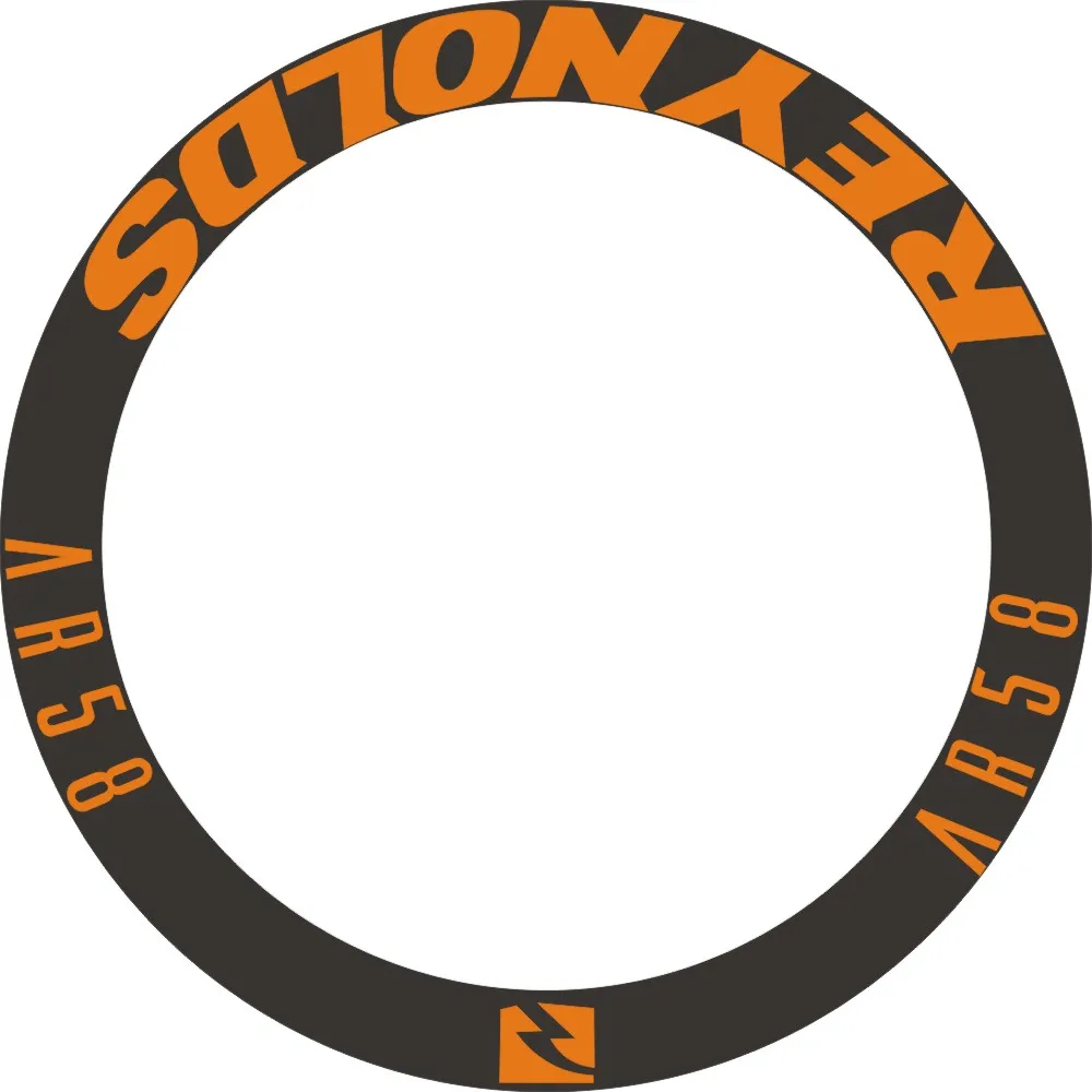 AR58 Углеродные наклейки на колеса костюм для 58 мм Обод Глубина Велосипедное