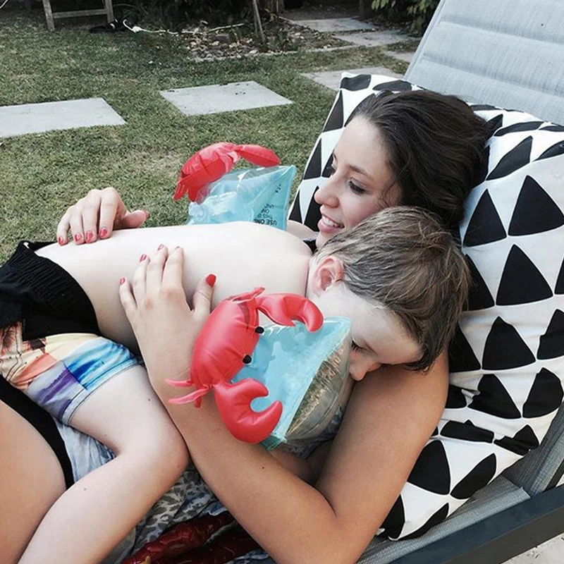 Кронштейн для малышей кольцо плавания портативное надувное детей повязка на