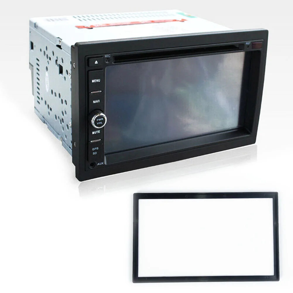 

Universal 2Din Stereo Audio Dash Bezel Panel Mounting Frame For Car Radio DVD Player Car Audio Frame 188*118MM/178*102MM