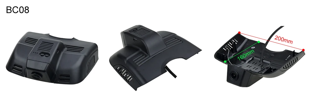 SINOSMART 96658 Wifi DVR камера для Mercedes Benz E Class W212 W213 W204 и т. д. управление с помощью приложения SONY IMX323