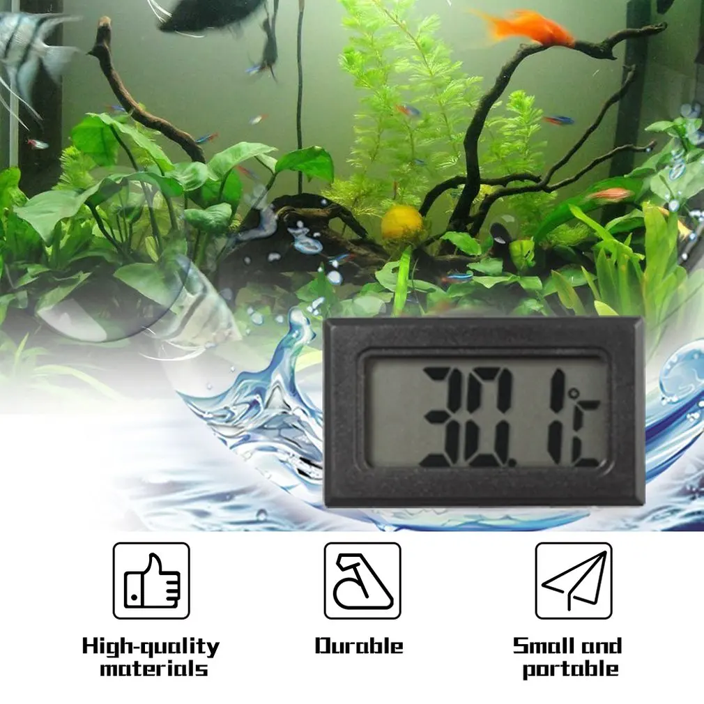 Цифровой термометр гигрометр мини ЖК-дисплей влажность измеритель морозильная камера холодильник термометр для -50% 7E70 охладители аквариум охладители