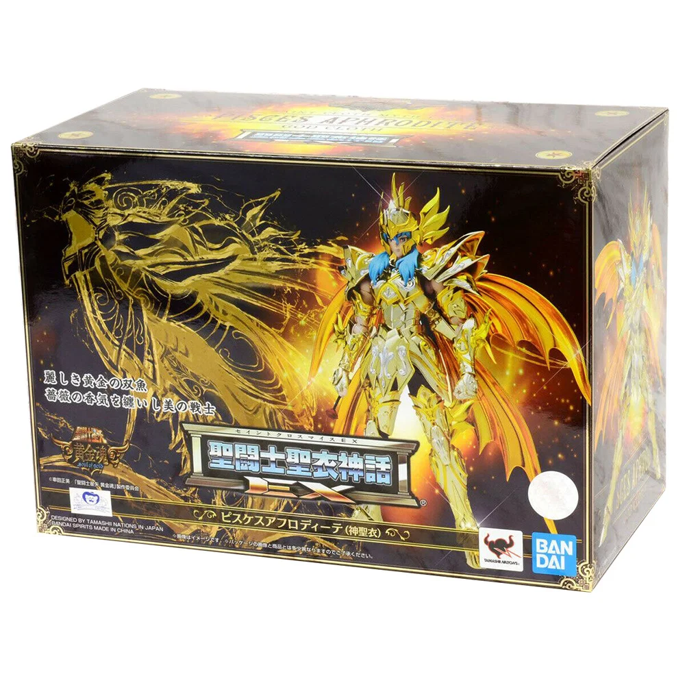 

Оригинальная фигурка Bandai Saint Seiya Doek Mythe Ex Fishing Aphrodite, фигурка души золота Saint Metal Armor, фигурка-модель, игрушки