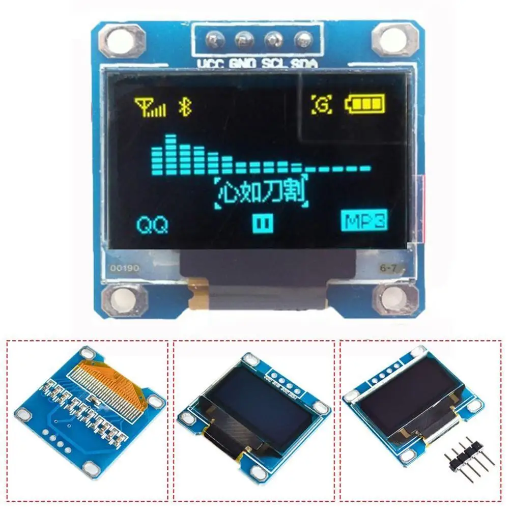 1 шт. модуль цифросветодиодный светодиодного дисплея 128*64 для 51 серии STM32 MSP430 Серия