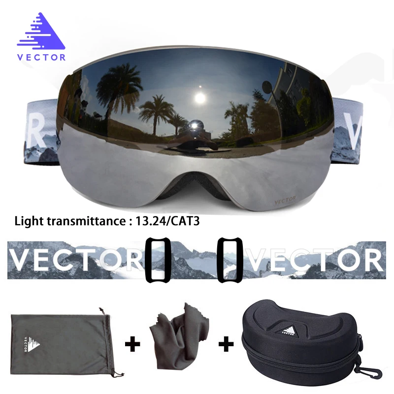 Color 4 OTG характерный принт ремень лыжные очки зимние очки мужские Skibrille Анти-туман сноуборд лыжи женские солнцезащитные очки, для занятий спортом на открытом воздухе - Цвет: Color 4